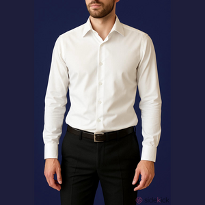 Men’s white dress shirt